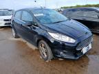 2013 FORD FIESTA 1.25 82 ZETEC 5DR for sale at Copart PETERLEE