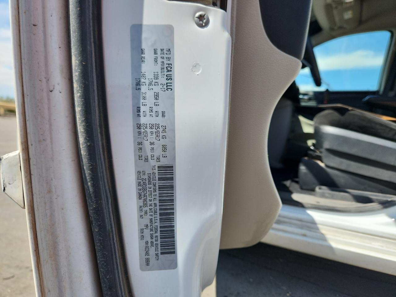 2017 Dodge Grand Caravan Se VIN: 2C4RDGBG7HR706365 Lot: 71462925