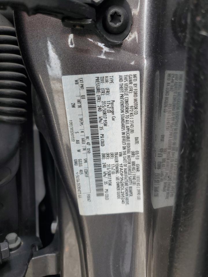 2013 Ford Focus Titanium VIN: 1FADP3N28DL295240 Lot: 81621915