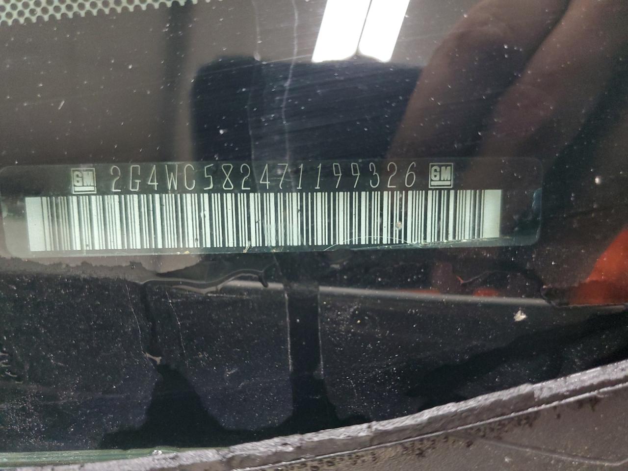 2007 Buick Lacrosse Cx VIN: 2G4WC582471199326 Lot: 80393045