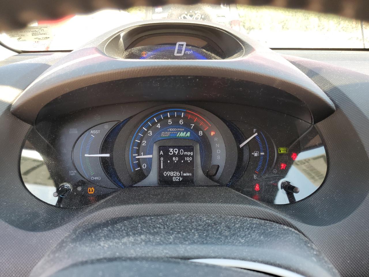 2013 Honda Insight Ex VIN: JHMZE2H77DS006179 Lot: 71250575