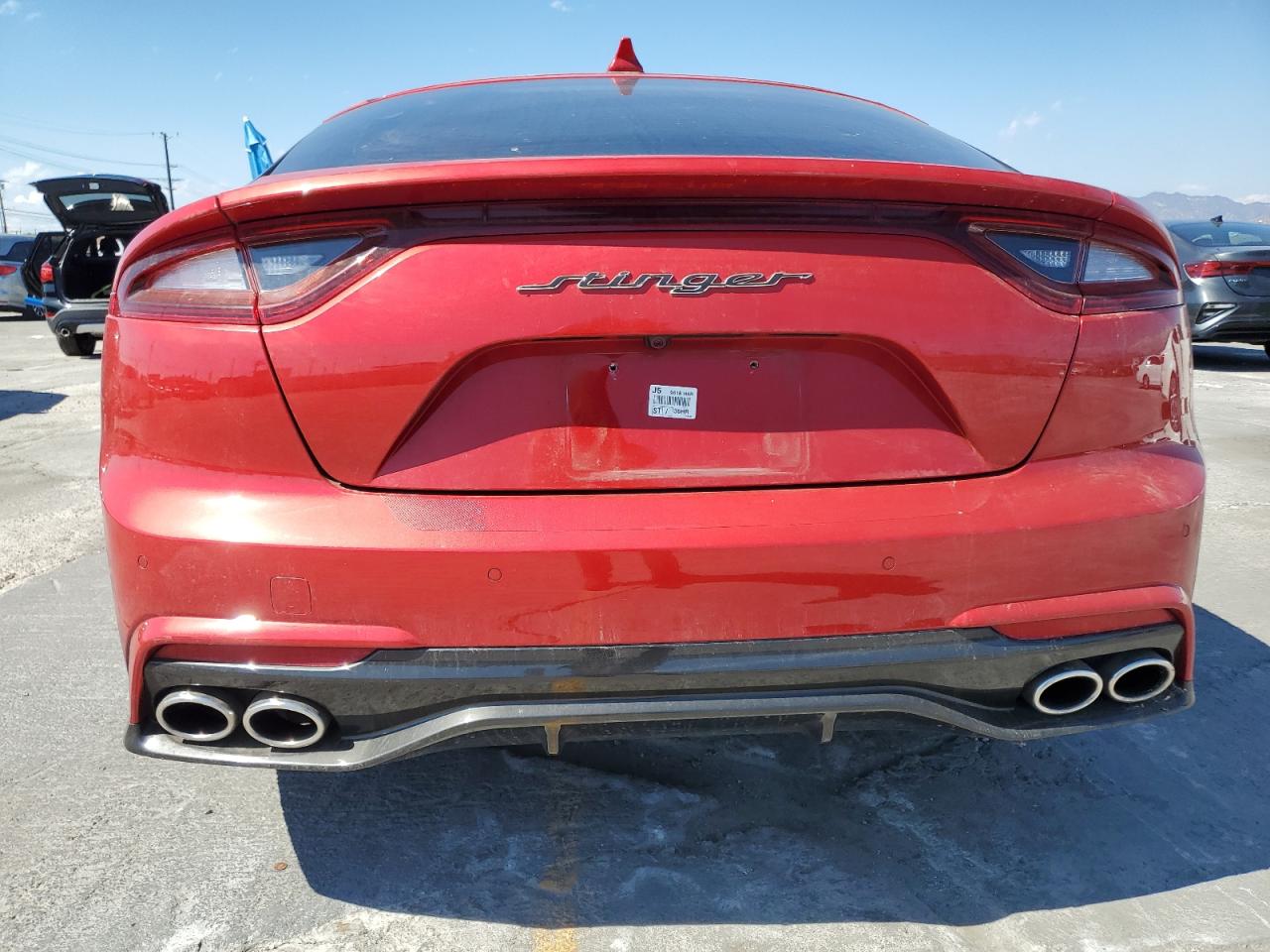 2019 Kia Stinger VIN: KNAE15LAXK6062328 Lot: 83852375