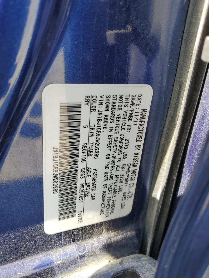 2018 Nissan Rogue Sport S VIN: JN1BJ1CR9JW202990 Lot: 81140395