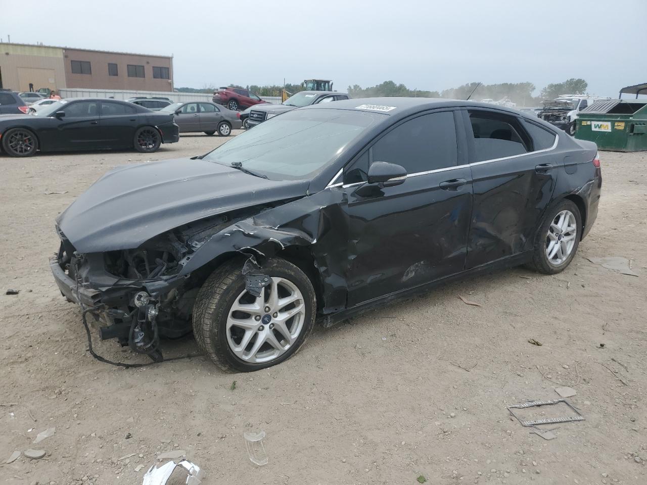 2016 Ford Fusion Se black null gas 3FA6P0H77GR128095 photo #1