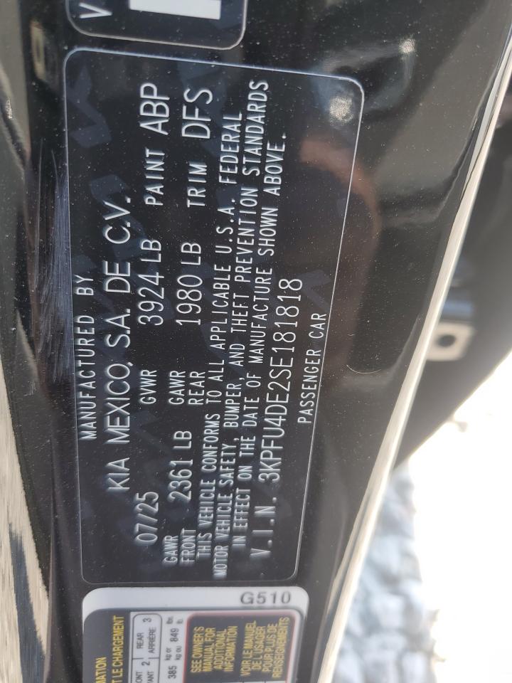 2025 Kia K4 Ex VIN: 3KPFU4DE2SE181818 Lot: 71916615