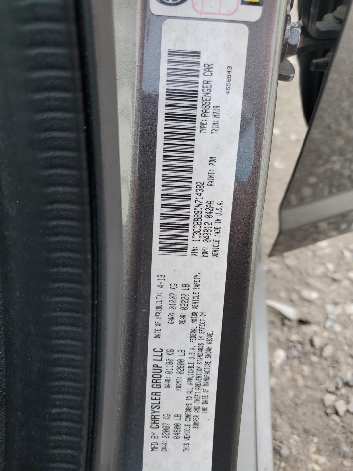 2013 Chrysler 200 Touring VIN: 1C3CCBBB9DN714382 Lot: 70914565