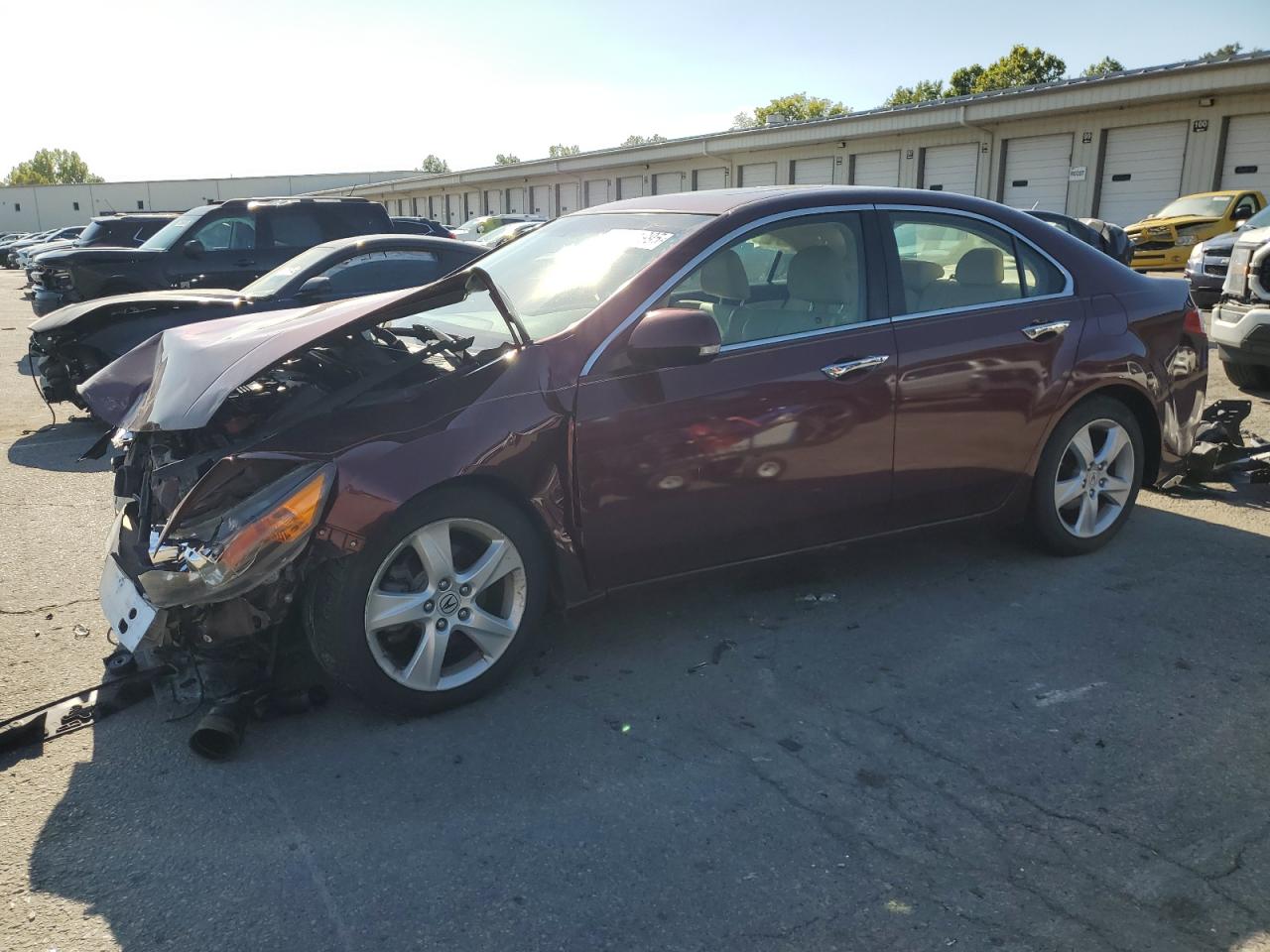 2010 ACURA TSX BURGUNDY VIN: JH4CU2F6XAC039816