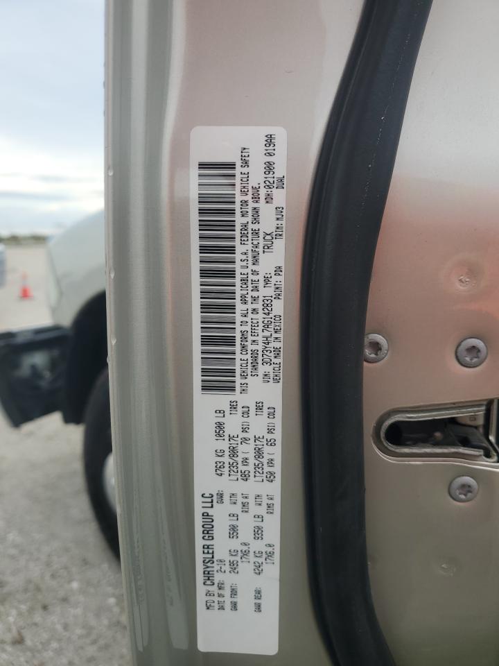 2010 Dodge Ram 3500 VIN: 3D73Y4HL7AG142831 Lot: 69221745