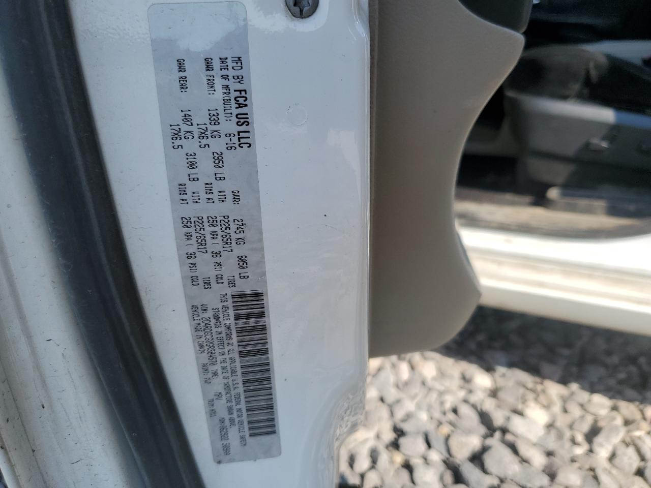 2016 Dodge Grand Caravan Sxt VIN: 2C4RDGCG0GR384570 Lot: 80208015