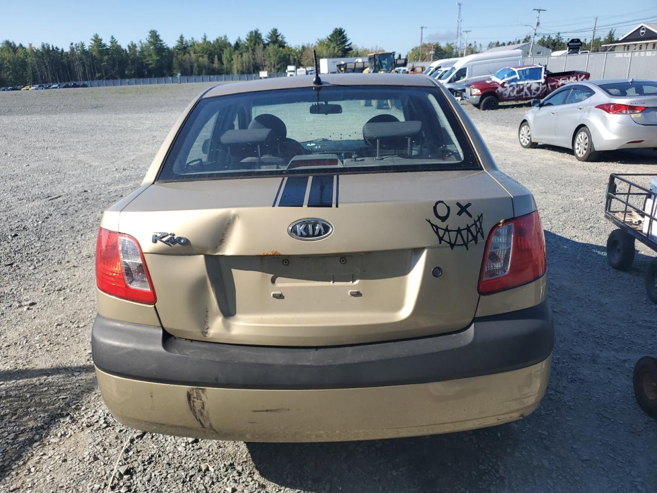 2009 Kia Rio Base VIN: KNADE223396573956 Lot: 71442095