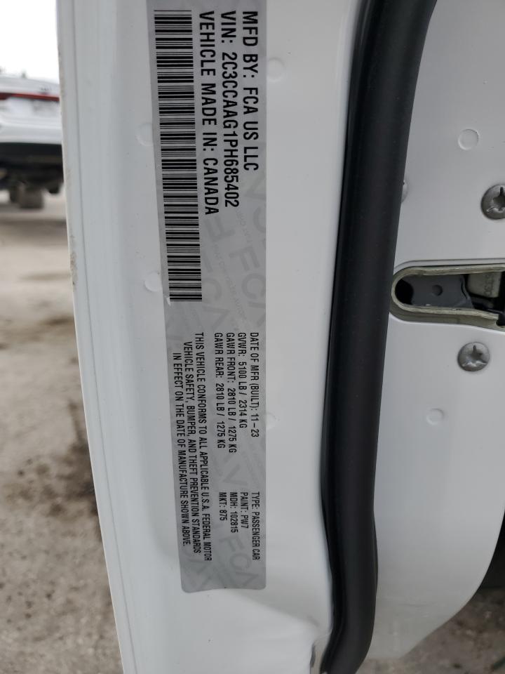 2023 Chrysler 300 Touring VIN: 2C3CCAAG1PH685402 Lot: 81105205