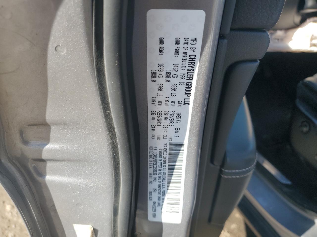 2014 Jeep Grand Cherokee Limited VIN: 1C4RJFBT9EC150838 Lot: 81769065