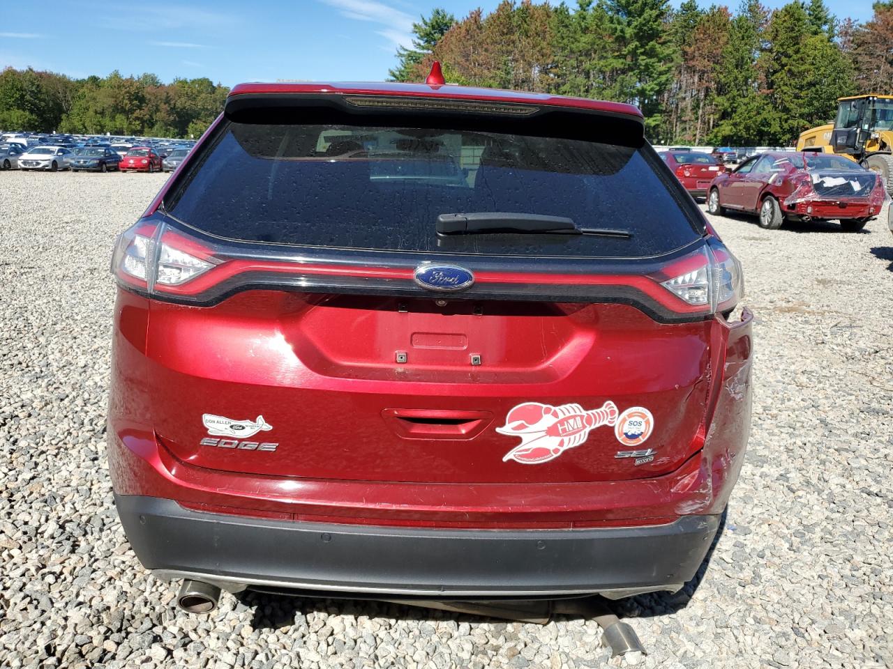 2015 Ford Edge Sel VIN: 2FMTK4J8XFBB46475 Lot: 81158255