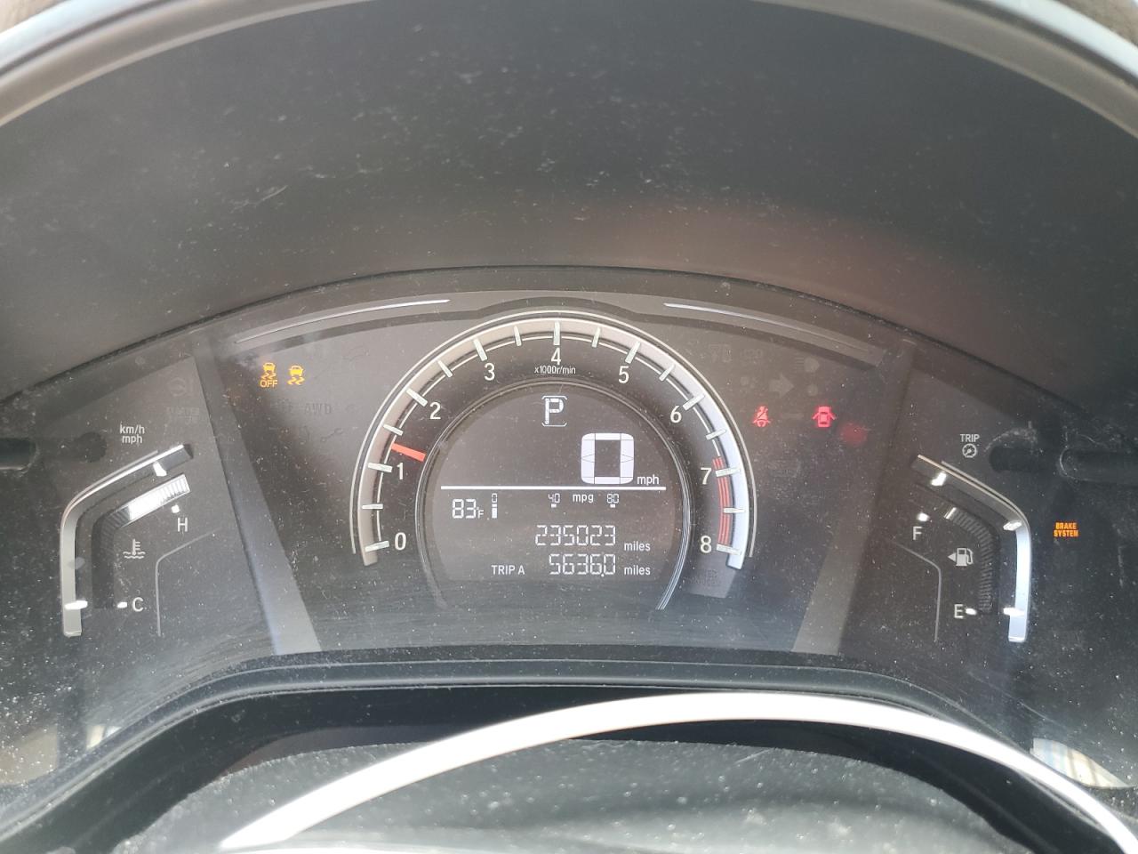 2017 Honda Cr-V Lx VIN: 2HKRW6H30HH216694 Lot: 80450205