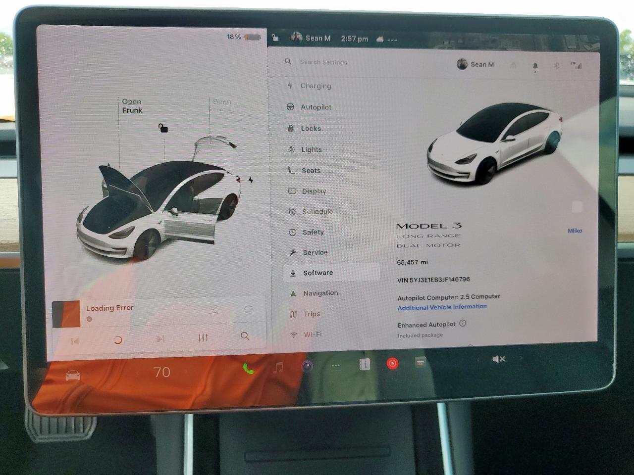 2018 Tesla Model 3 VIN: 5YJ3E1EB3JF146796 Lot: 83832005