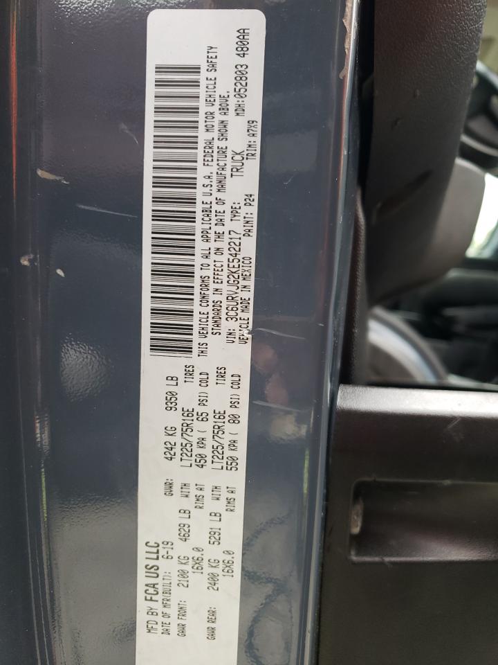2019 Ram Promaster 3500 3500 High VIN: 3C6URVJG2KE542217 Lot: 80511705