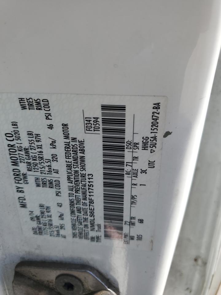 2015 Ford Transit Connect Xl VIN: NM0LS6E78F1175113 Lot: 71218725