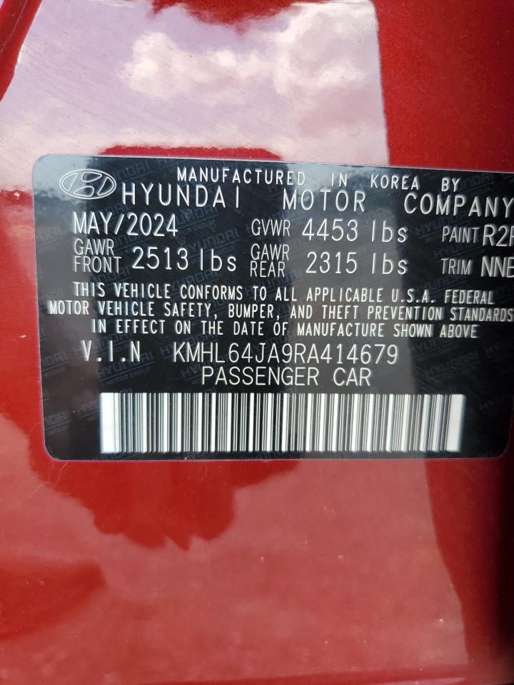 2024 Hyundai Sonata Sel VIN: KMHL64JA9RA414679 Lot: 81267945