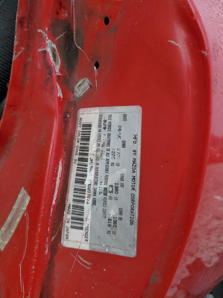 1991 Mazda Mx-5 Miata VIN: JM1NA3518M0207618 Lot: 80555505