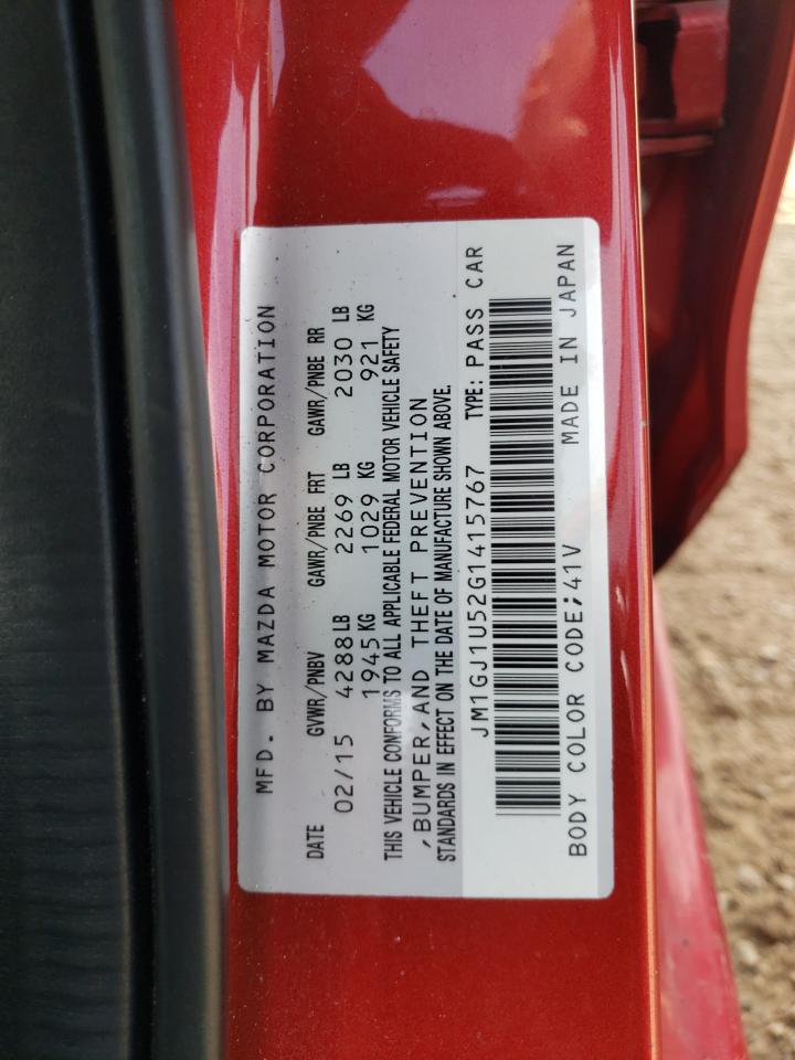 2016 Mazda 6 Sport VIN: JM1GJ1U52G1415767 Lot: 71745605