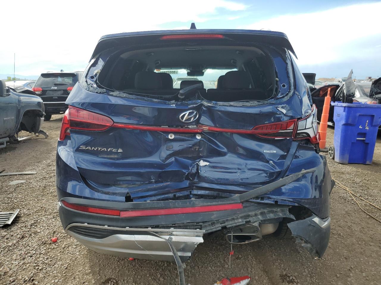 2021 Hyundai Santa Fe Sel VIN: 5NMS6DAJ7MH317401 Lot: 80625855