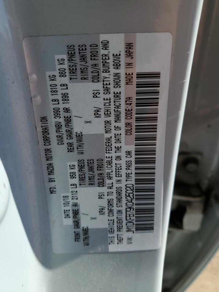 2019 Mazda Cx-3 Sport VIN: JM1DKFB79K0425020 Lot: 81849335