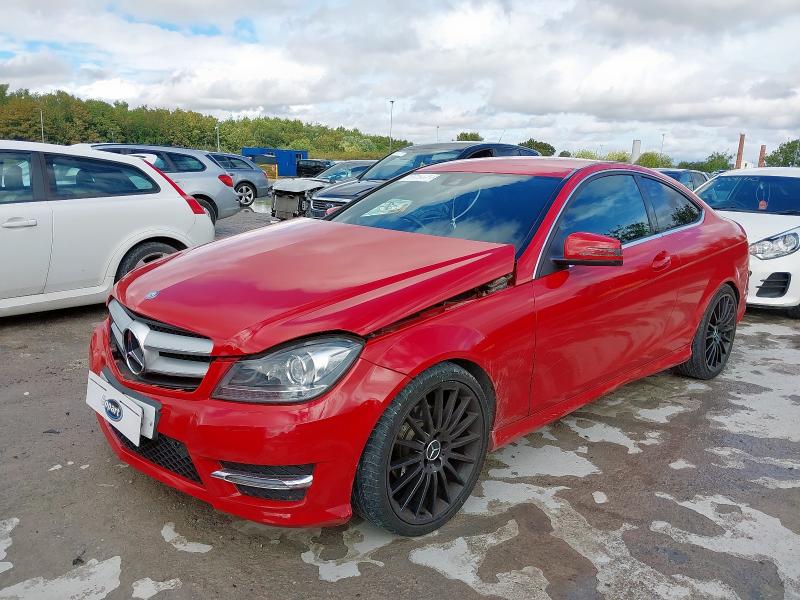 2013 MERCEDES-BENZ C CLASS C180 [1.6] BLUEEFFICIENCY AMG SPORT 2DR for sale at Copart ST HELENS