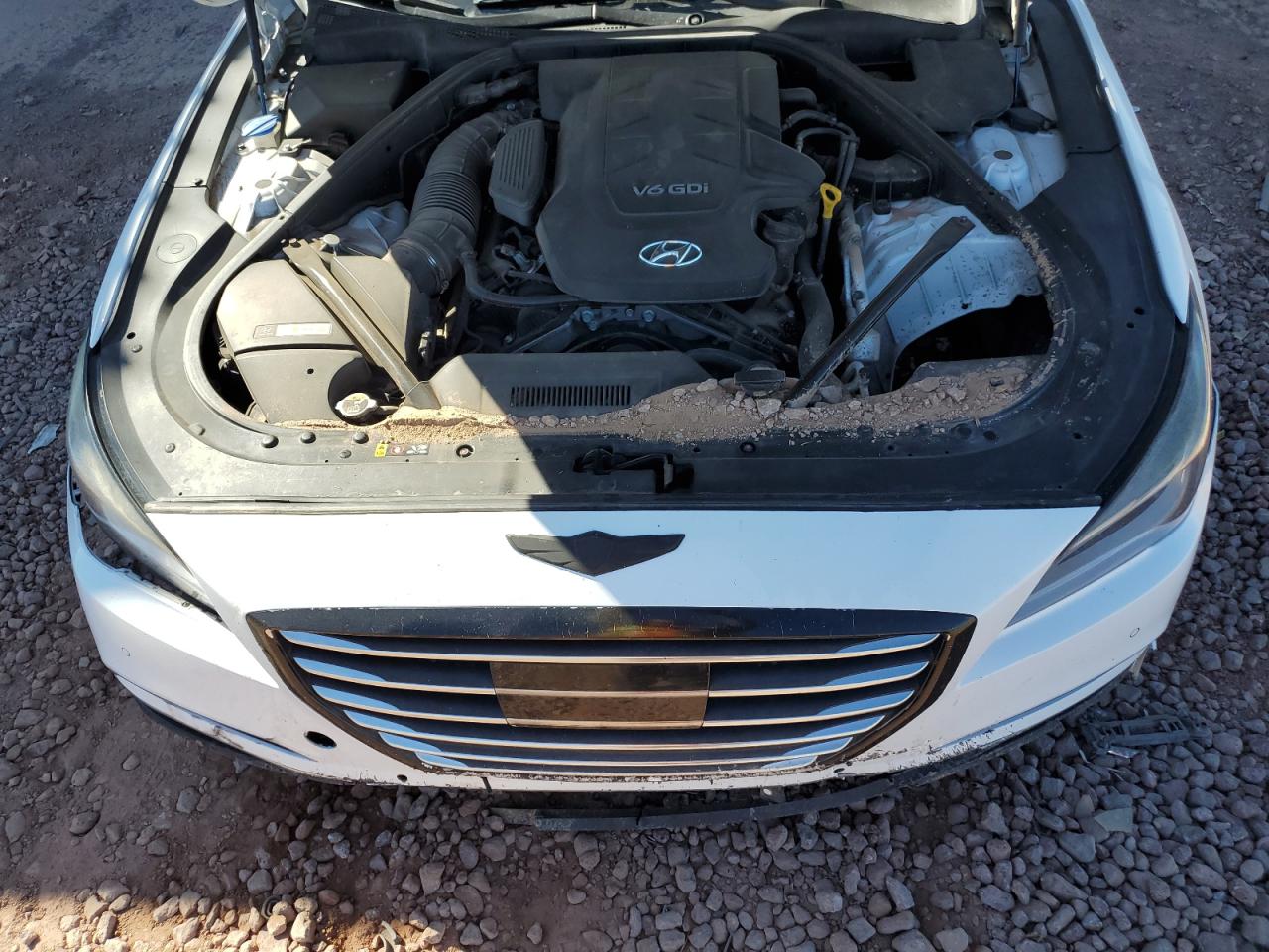 2015 Hyundai Genesis 3.8L VIN: KMHGN4JE4FU052696 Lot: 80216105