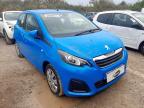 2015 PEUGEOT 108 ACTIVE for sale at Copart BRISTOL
