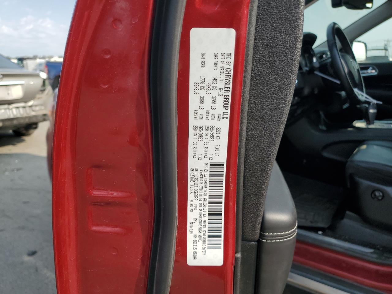 2013 Dodge Durango Citadel VIN: 1C4SDJET1DC688231 Lot: 71877465