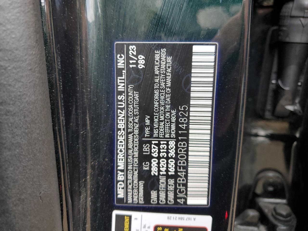 2024 Mercedes-Benz Gle 350 4Matic VIN: 4JGFB4FB0RB114825 Lot: 81056845