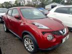 2016 NISSAN JUKE N-CONNECTA for sale at Copart WOLVERHAMPTON