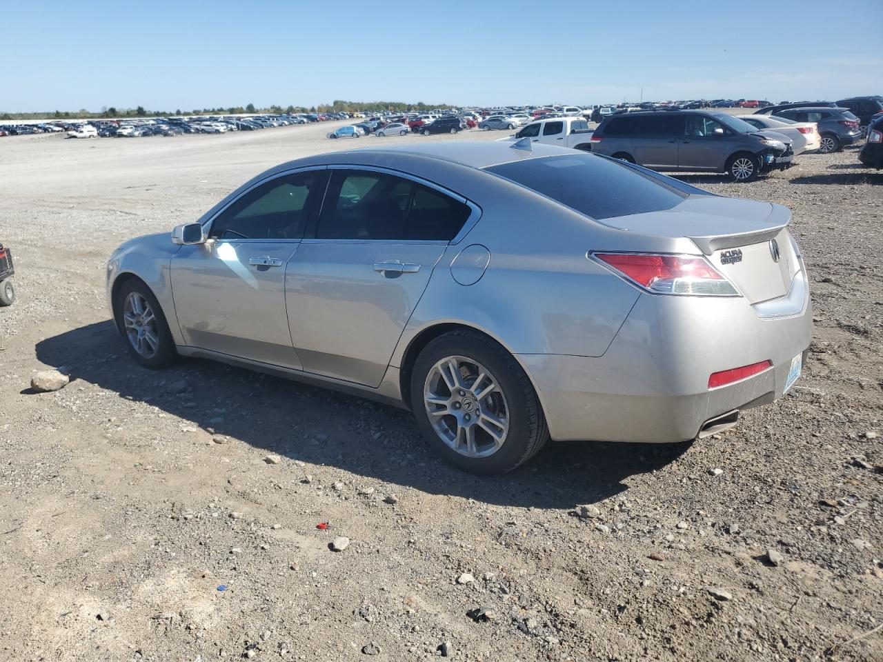 2009 Acura Tl silver sedan gasoline 19UUA86569A022349 photo #3