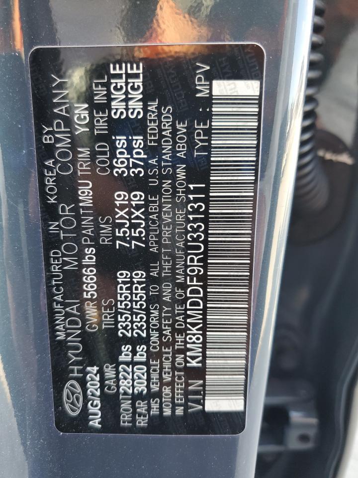 2024 Hyundai Ioniq 5 Se VIN: KM8KMDDF9RU331311 Lot: 70937135