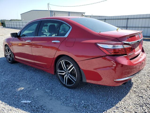  HONDA ACCORD 2016 Красный