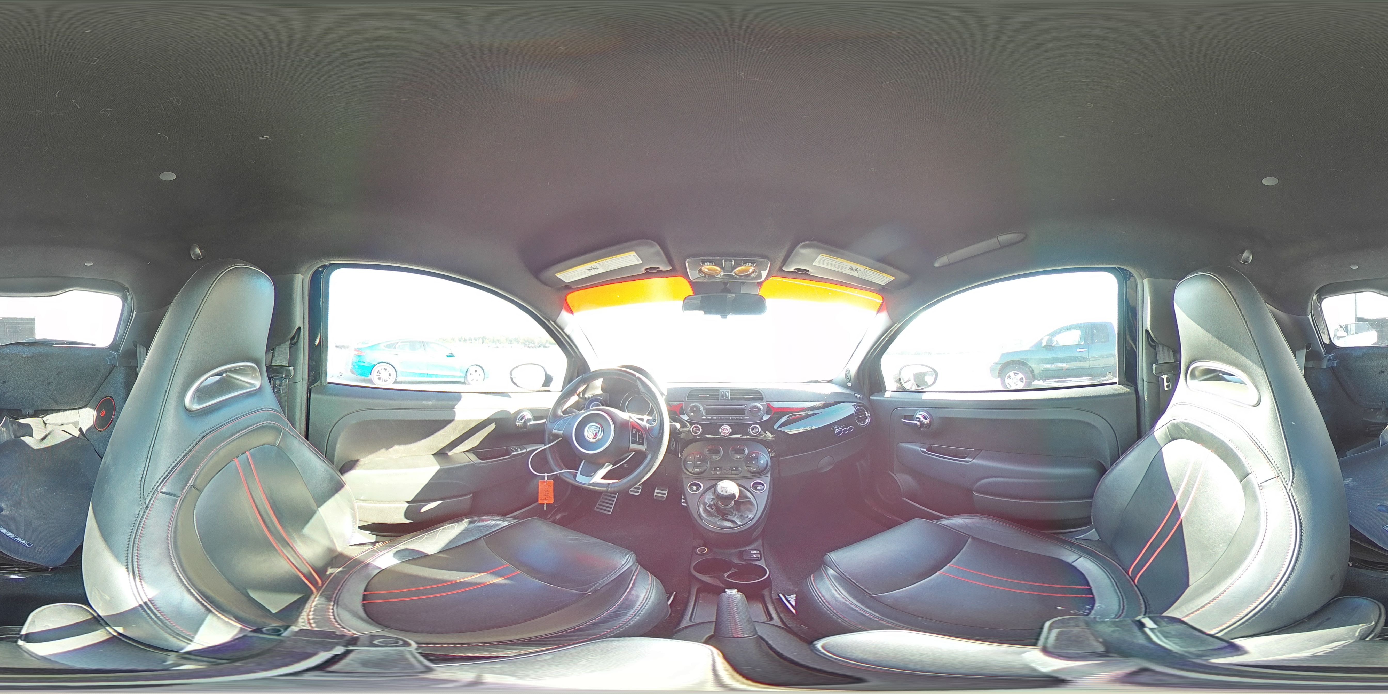 2015 Fiat 500 Abarth VIN: 3C3CFFFH6FT603675 Lot: 71428835