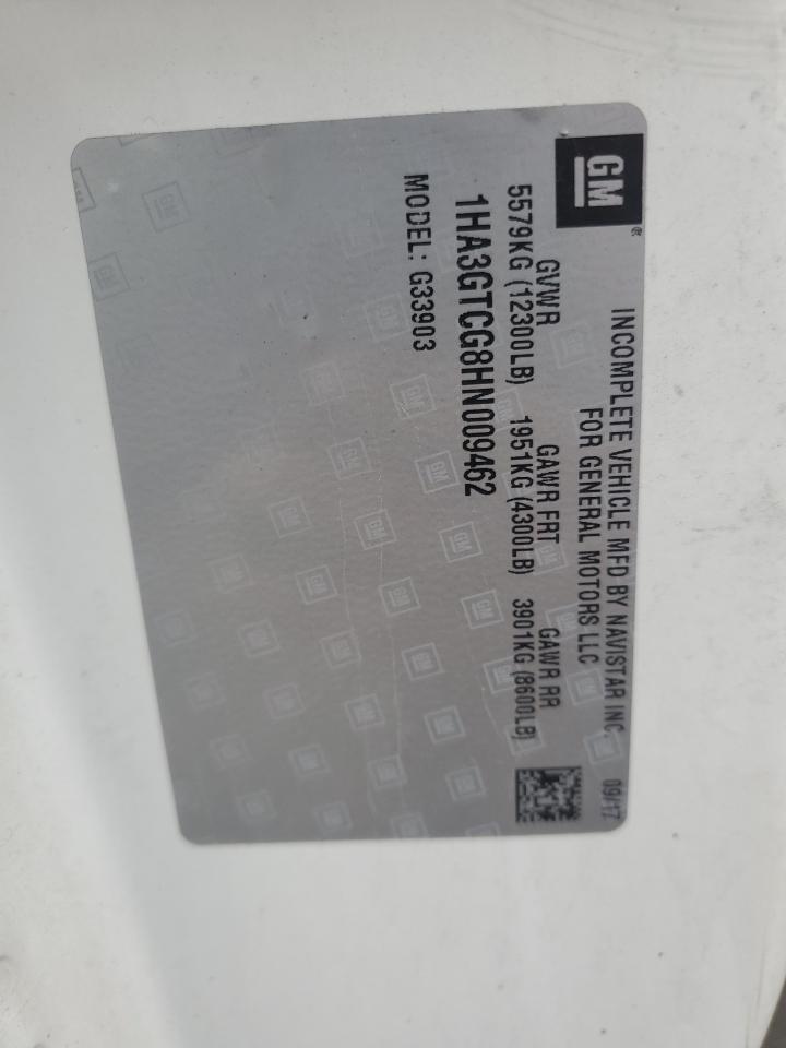 2017 Chevrolet Express G3500 VIN: 1HA3GTCG8HN009462 Lot: 81377895