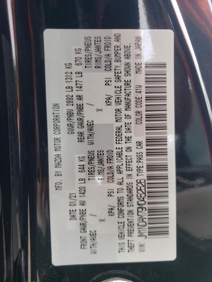 2021 Mazda Mx-5 Miata Grand Touring VIN: JM1NDAM79M0452526 Lot: 80293805