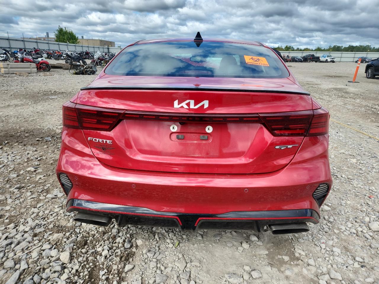 2022 Kia Forte Gt VIN: 3KPF44AC7NE485332 Lot: 71419435