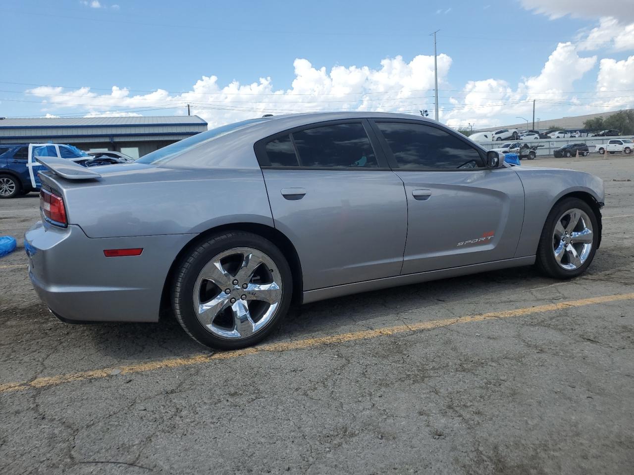 2014 Dodge Charger Sxt silver null flexible 2C3CDXHG4EH305245 photo #4