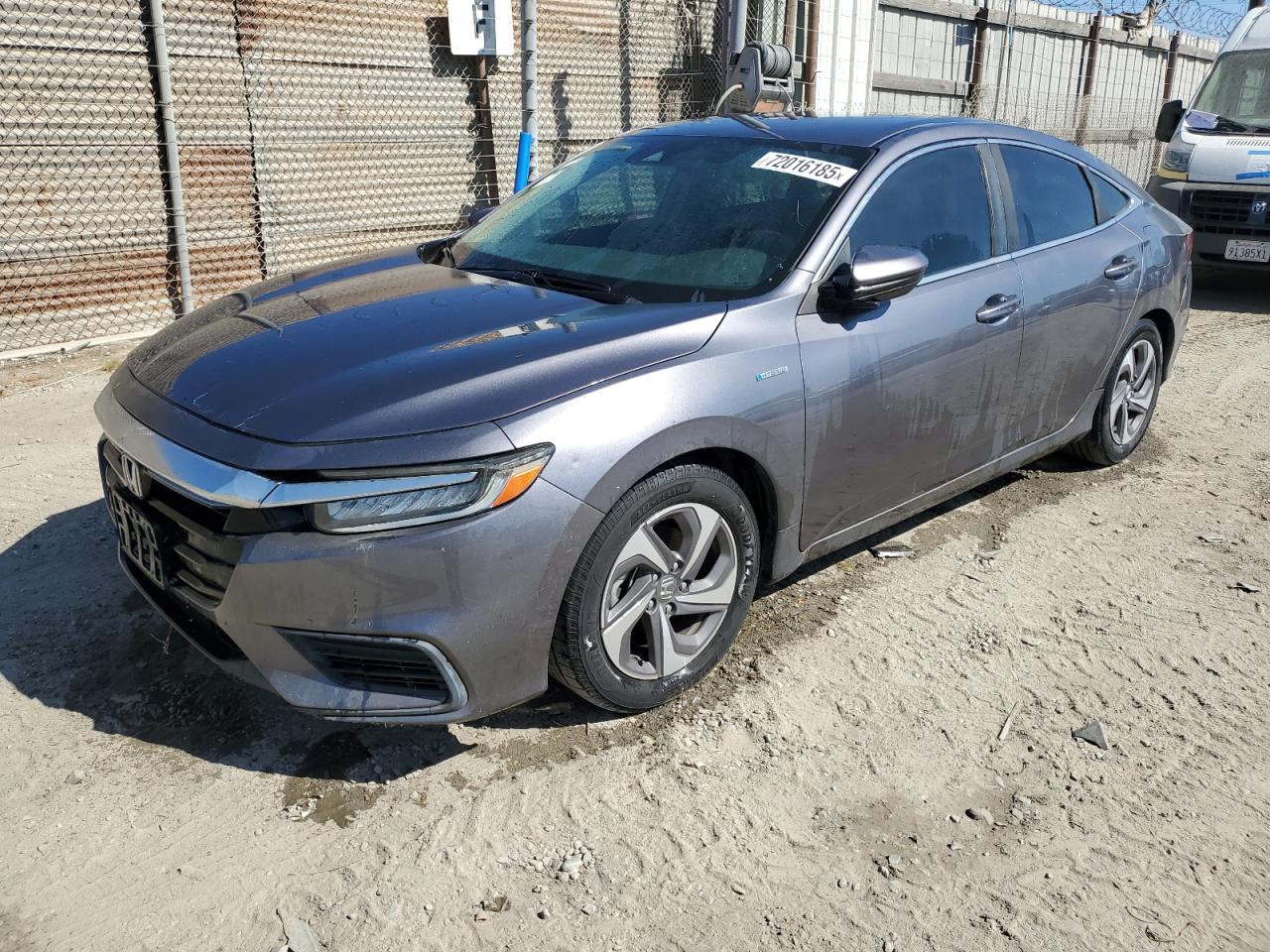 2019 Honda Insight Ex VIN: 19XZE4F59KE012516 Lot: 72016185