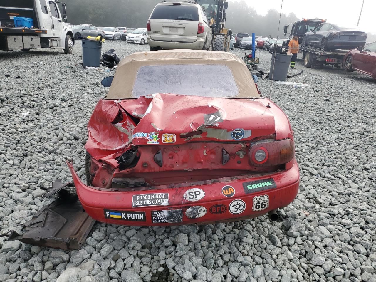 1991 Mazda Mx-5 Miata VIN: JM1NA3518M0207618 Lot: 80555505