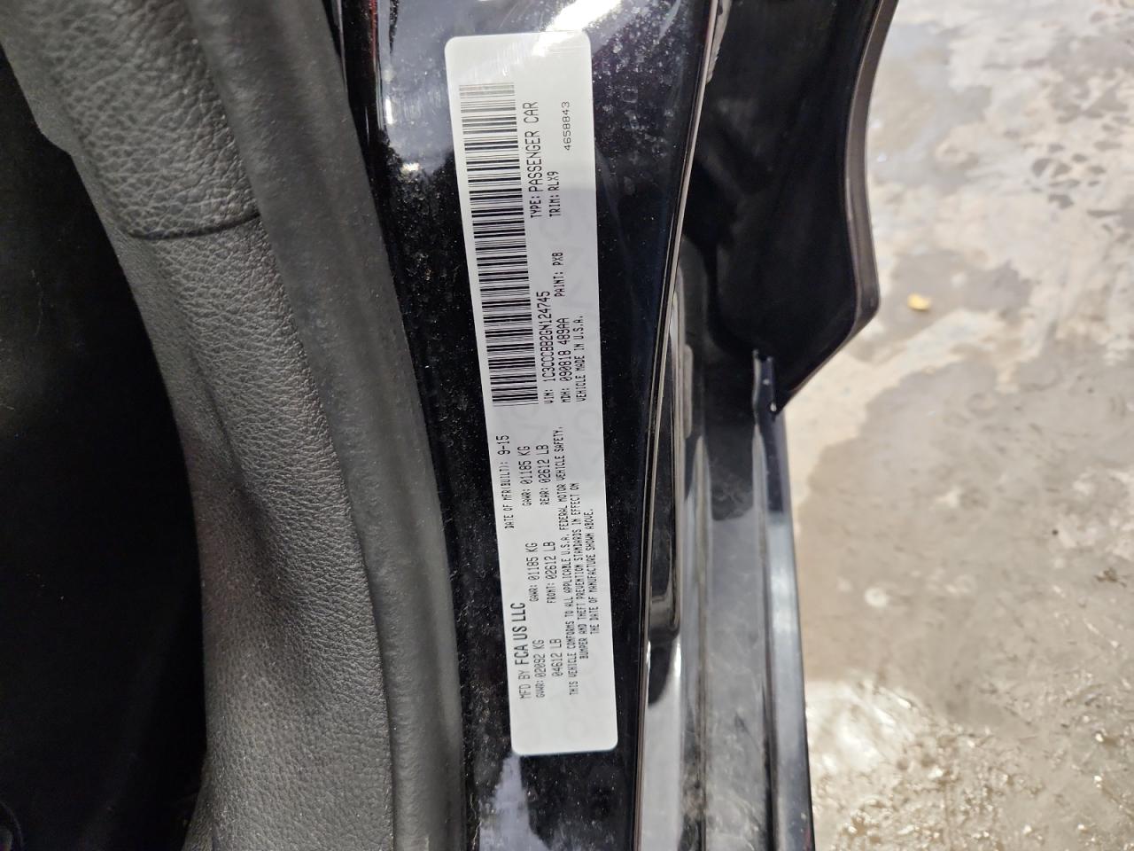 2016 Chrysler 200 S VIN: 1C3CCCBB2GN124745 Lot: 81066755