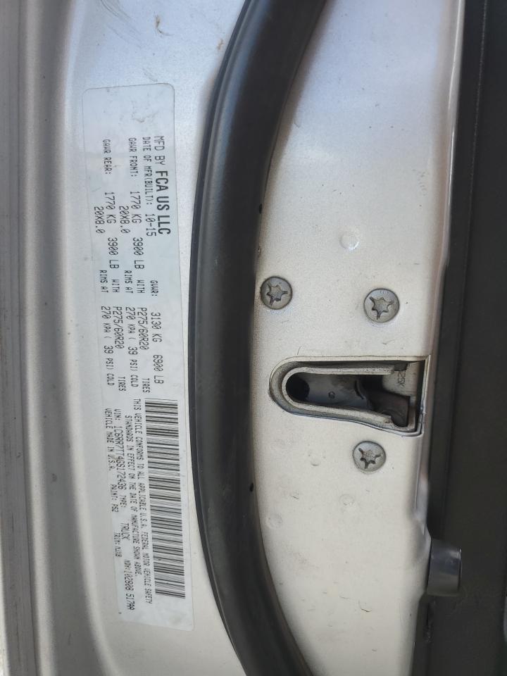 2016 Ram 1500 Slt VIN: 1C6RR7TT4GS172436 Lot: 71729445