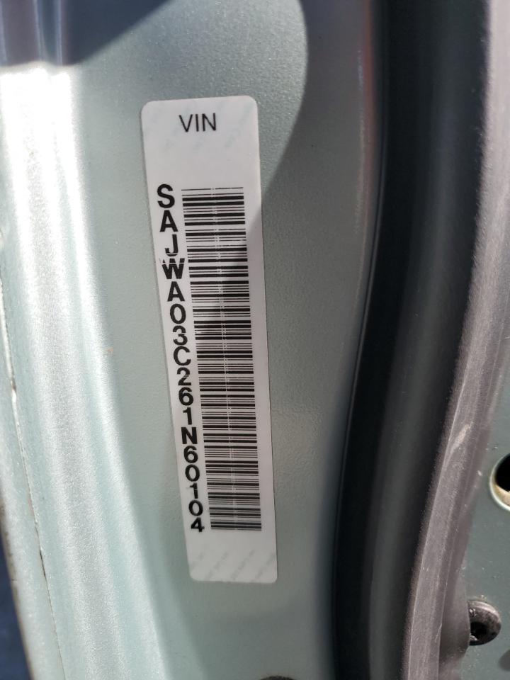 2006 Jaguar S-Type R VIN: SAJWA03C261N60104 Lot: 70994435