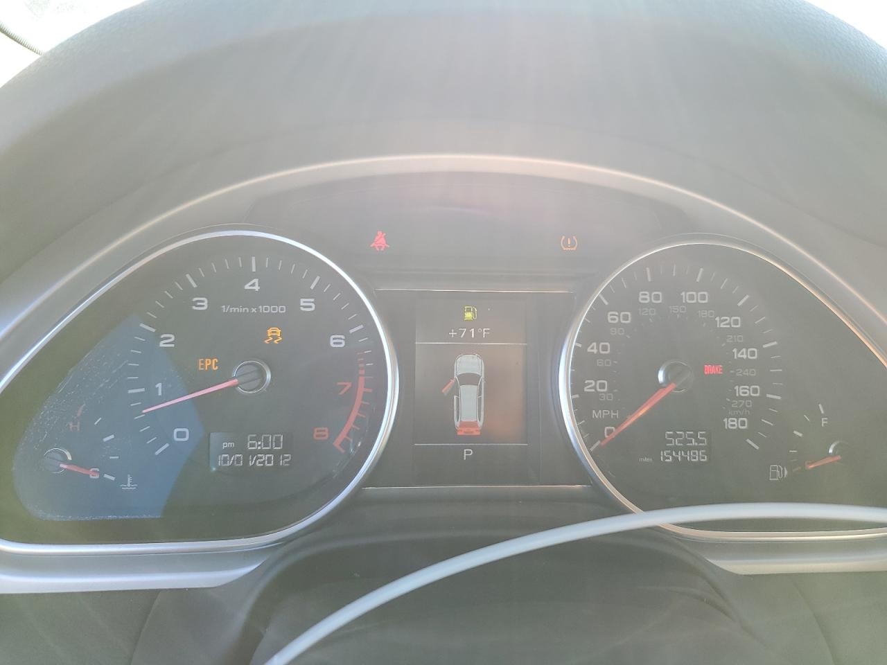 2013 Audi Q7 Premium Plus VIN: WA1LGAFE5DD010680 Lot: 84471465