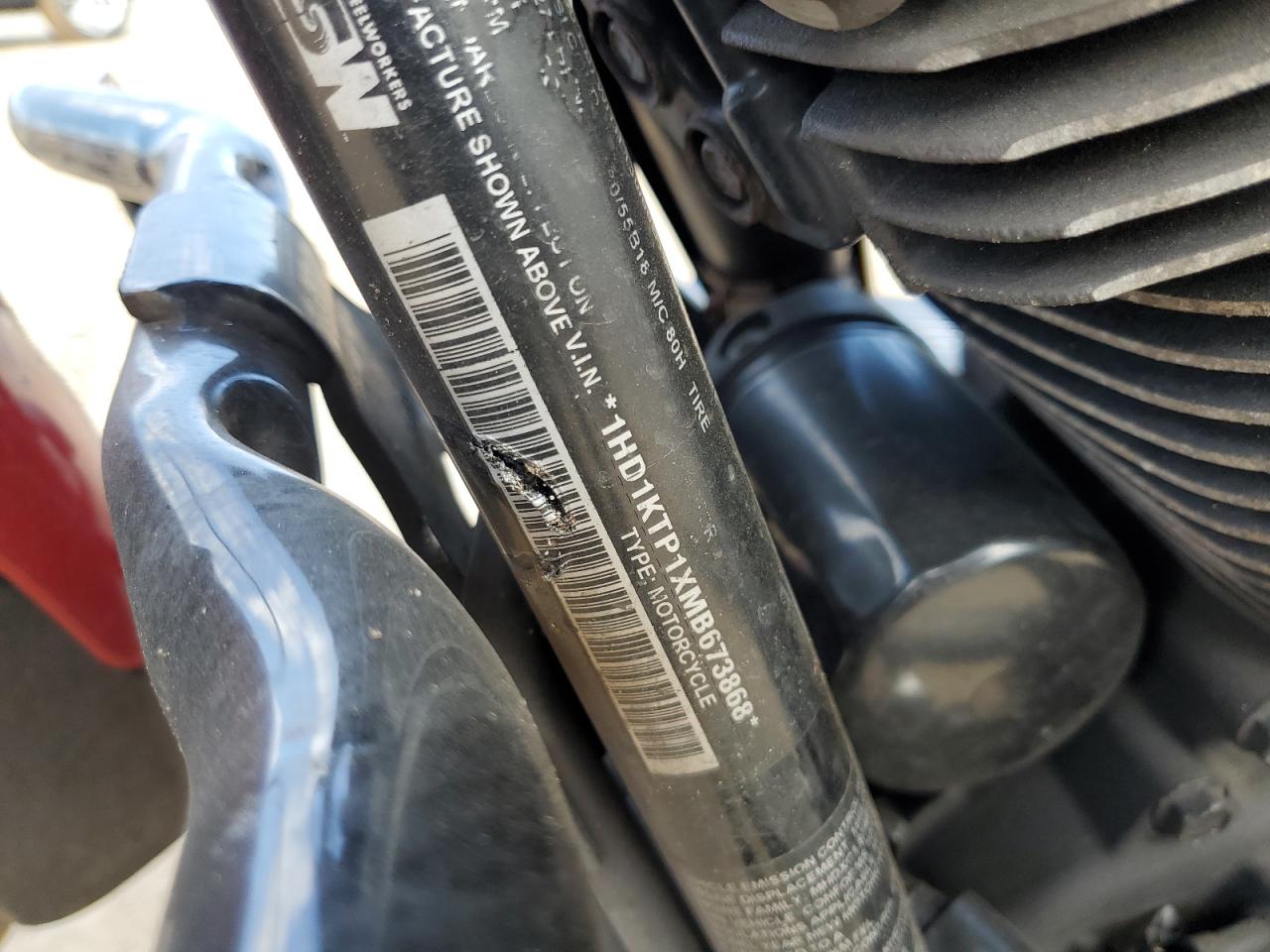 2021 Harley-Davidson Fltrxs VIN: 1HD1KTP1XMB673868 Lot: 81044645