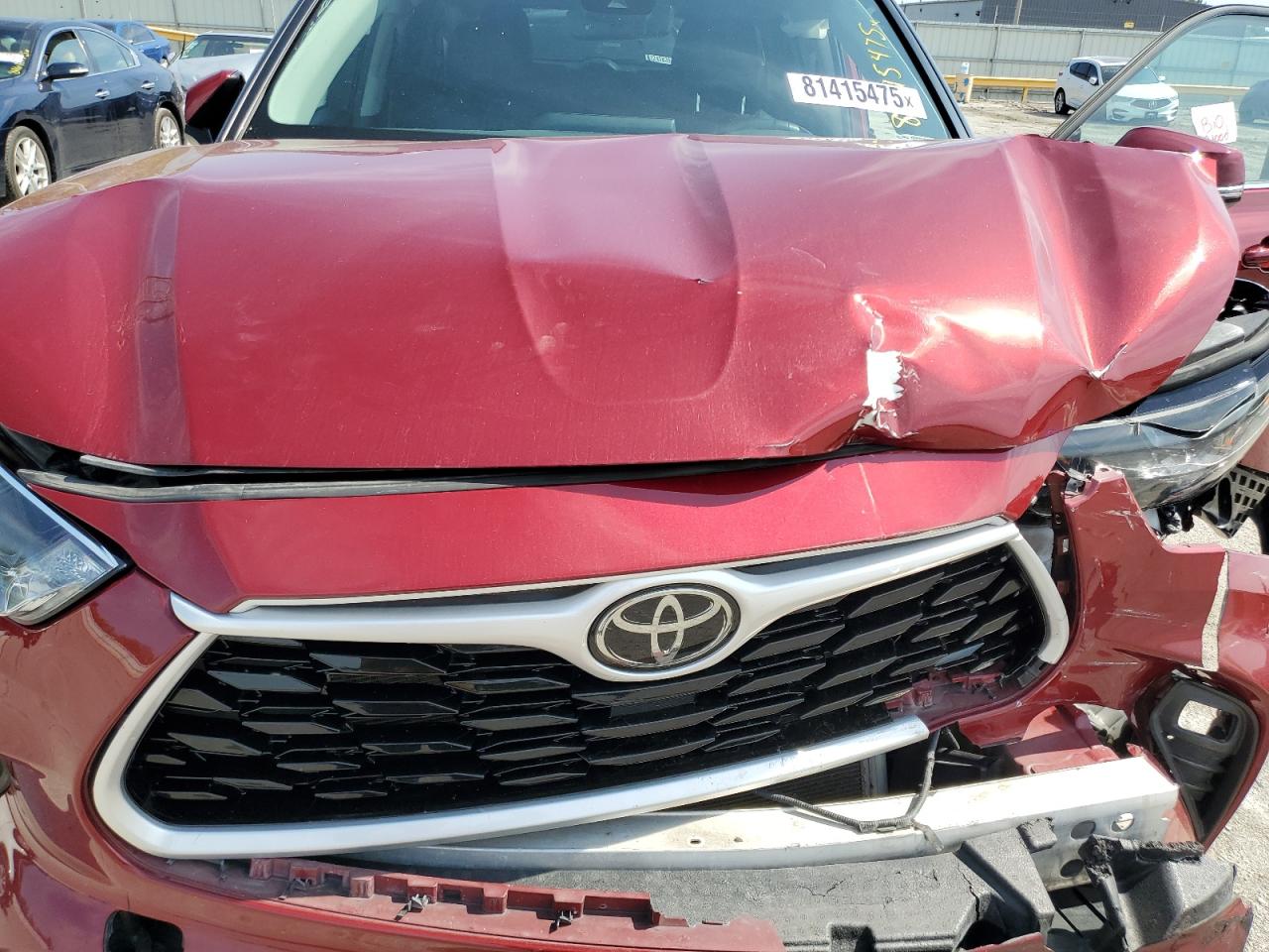 2022 Toyota Highlander Xle VIN: 5TDGZRBH7NS203080 Lot: 81415475