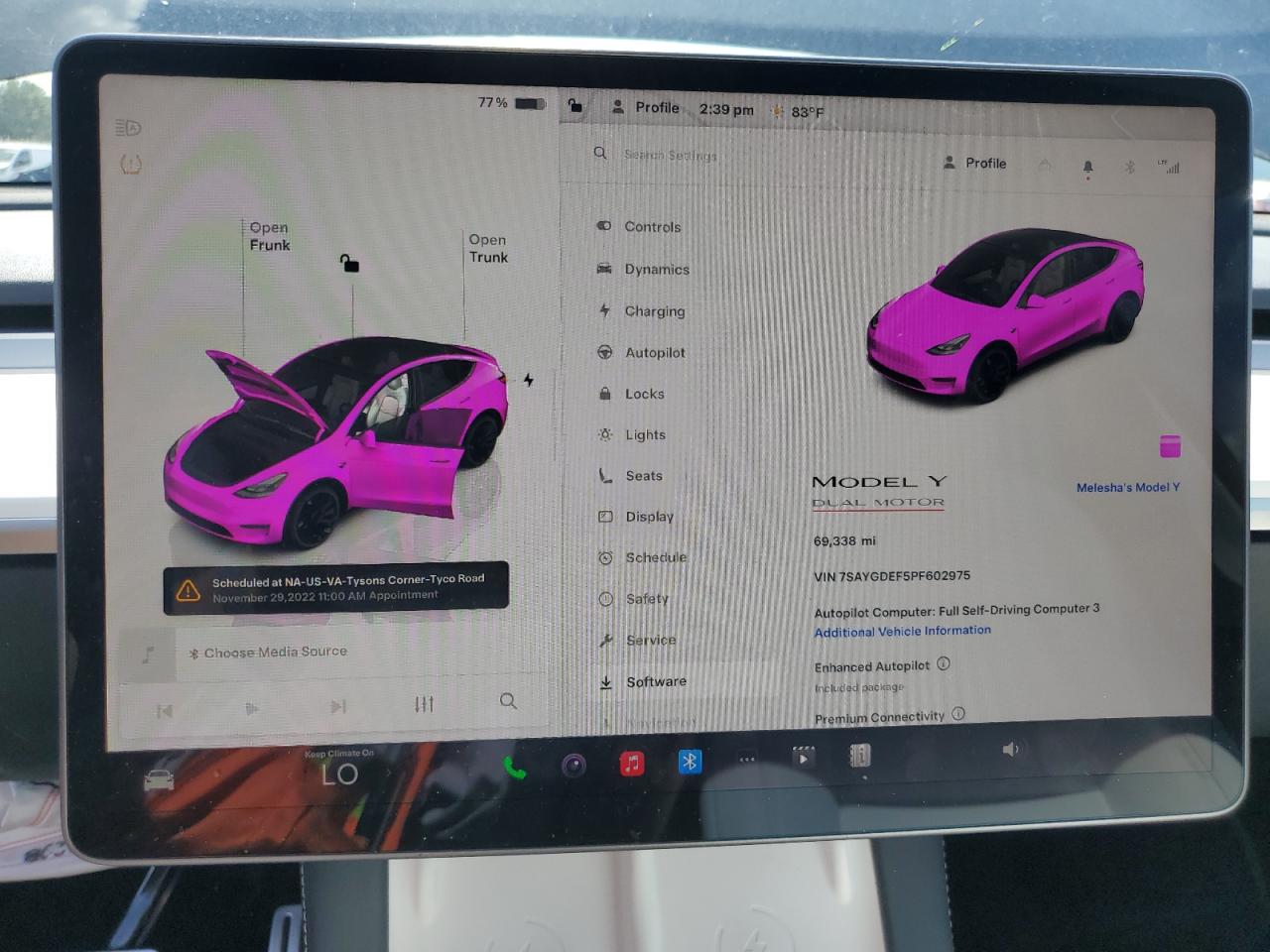 2023 Tesla Model Y VIN: 7SAYGDEF5PF602975 Lot: 80160005