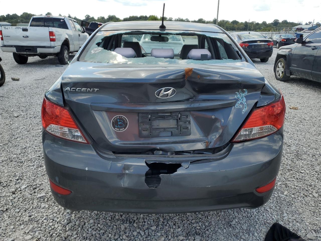 2013 Hyundai Accent Gls VIN: KMHCT4AE4DU415323 Lot: 71151845